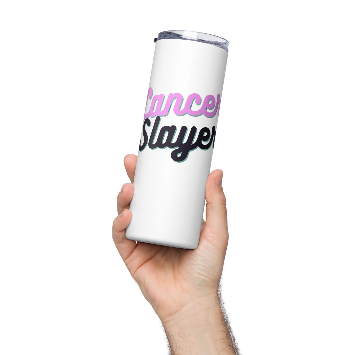 Cancer Slayer-Stainless steel tumbler